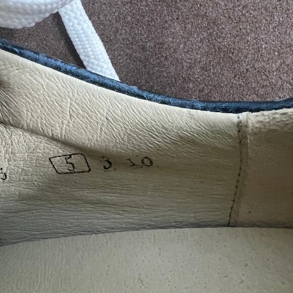 Waldlaufer German Brand Blue Leather & Suede Sneaker UK Size 5 (U.S. 7-7.5) - Picture 9 of 10